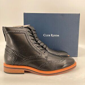 Club Room Olive Green Men’s Sherpa Collar Mid Height Boots Club Room Men main image 3